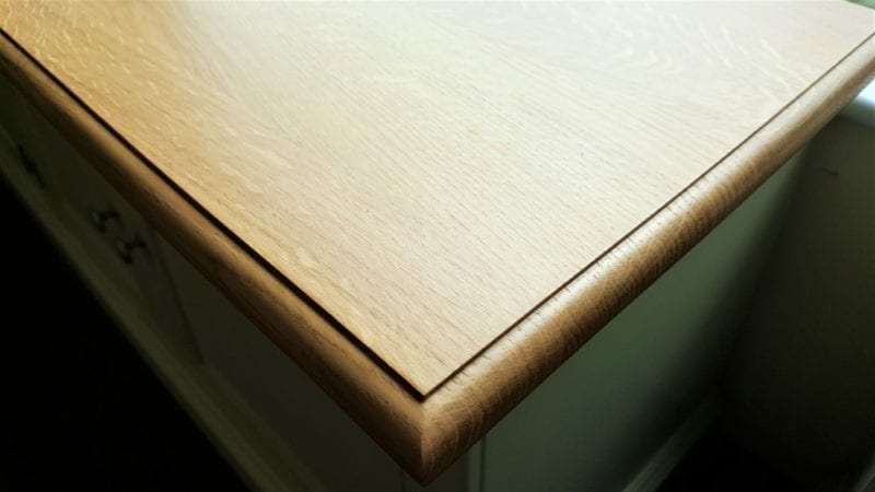 18mm Thick Moulded Oak Top Available Oiled Or Lacquered
