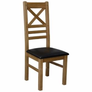 Melford oak cross back chair