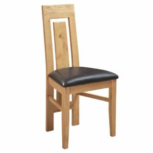 Verona dining chair with one slat