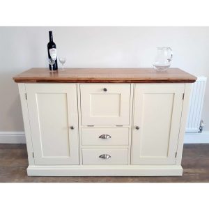 EDMDCABSB46 137cm Edmunds Drinks cabinet with drawers. Edmunds & Clarke Furniture