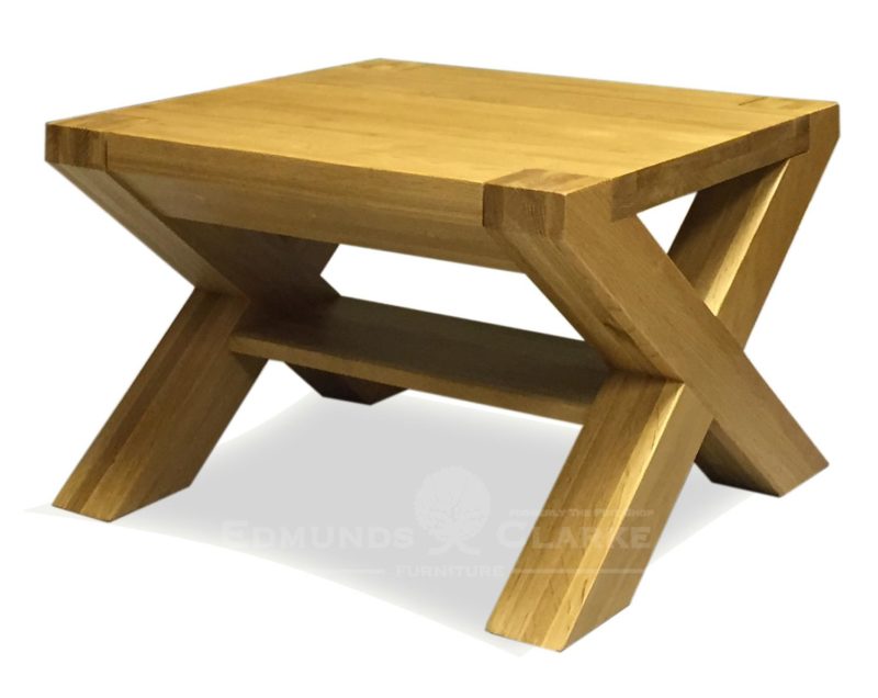 newmarket cross leg coffee table 3' x 2'