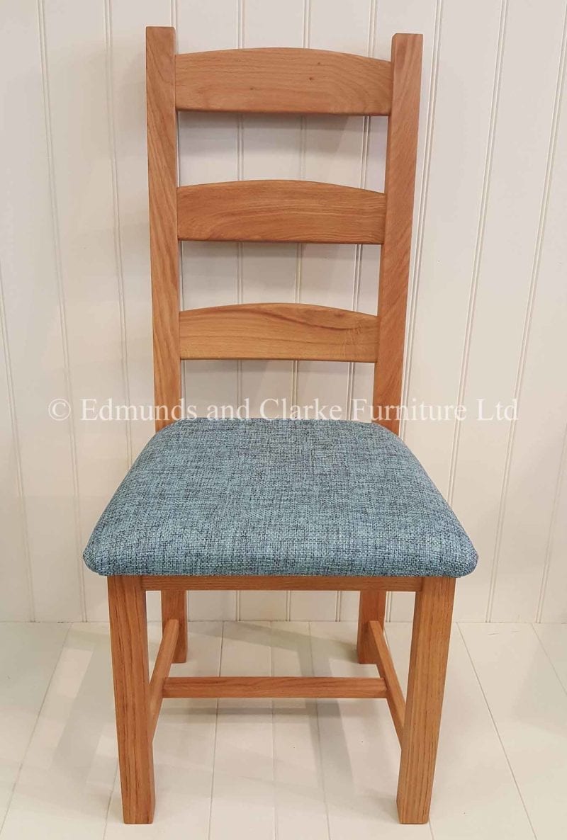 Oak provence chair with a choice of fabric or leather seats
