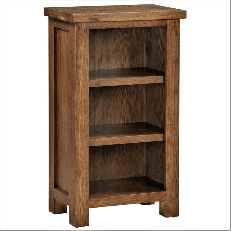 DOR060R dorset rustic oak small bookcase