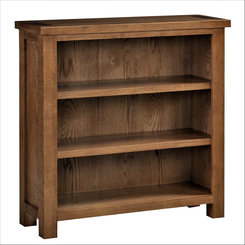 DOR061 Dorset rustic oak 3ft bookcase