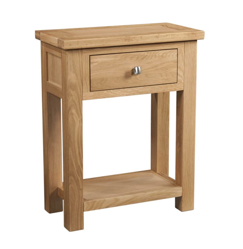 Dorset oak 1 drawer console table