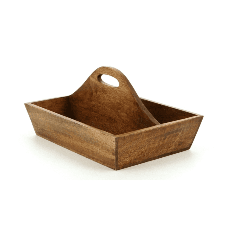 Country Kitchen Cutlery tray with handle V2