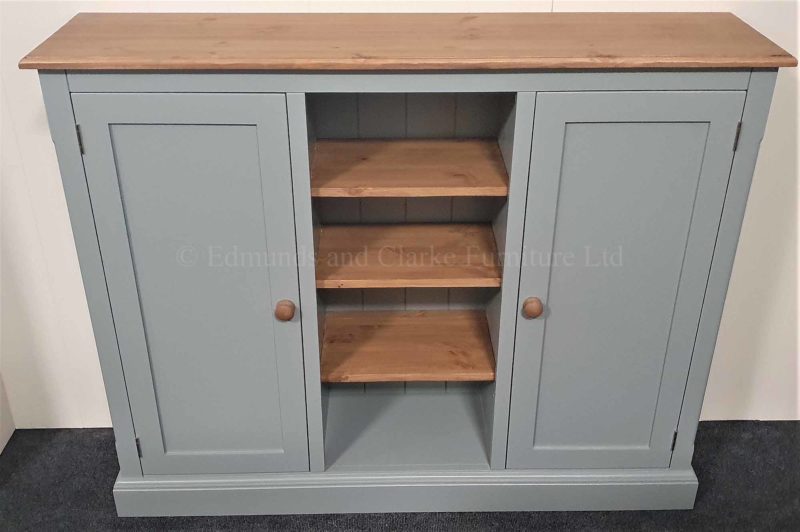 EDM091 Edmunds painted multi cupboard with pine top V2
