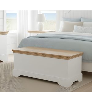 Clarke painted blanket box room set. Edmunds Clarke Furniture