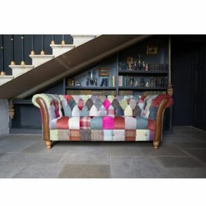 Harlequin Patchester sofa patchwork all over