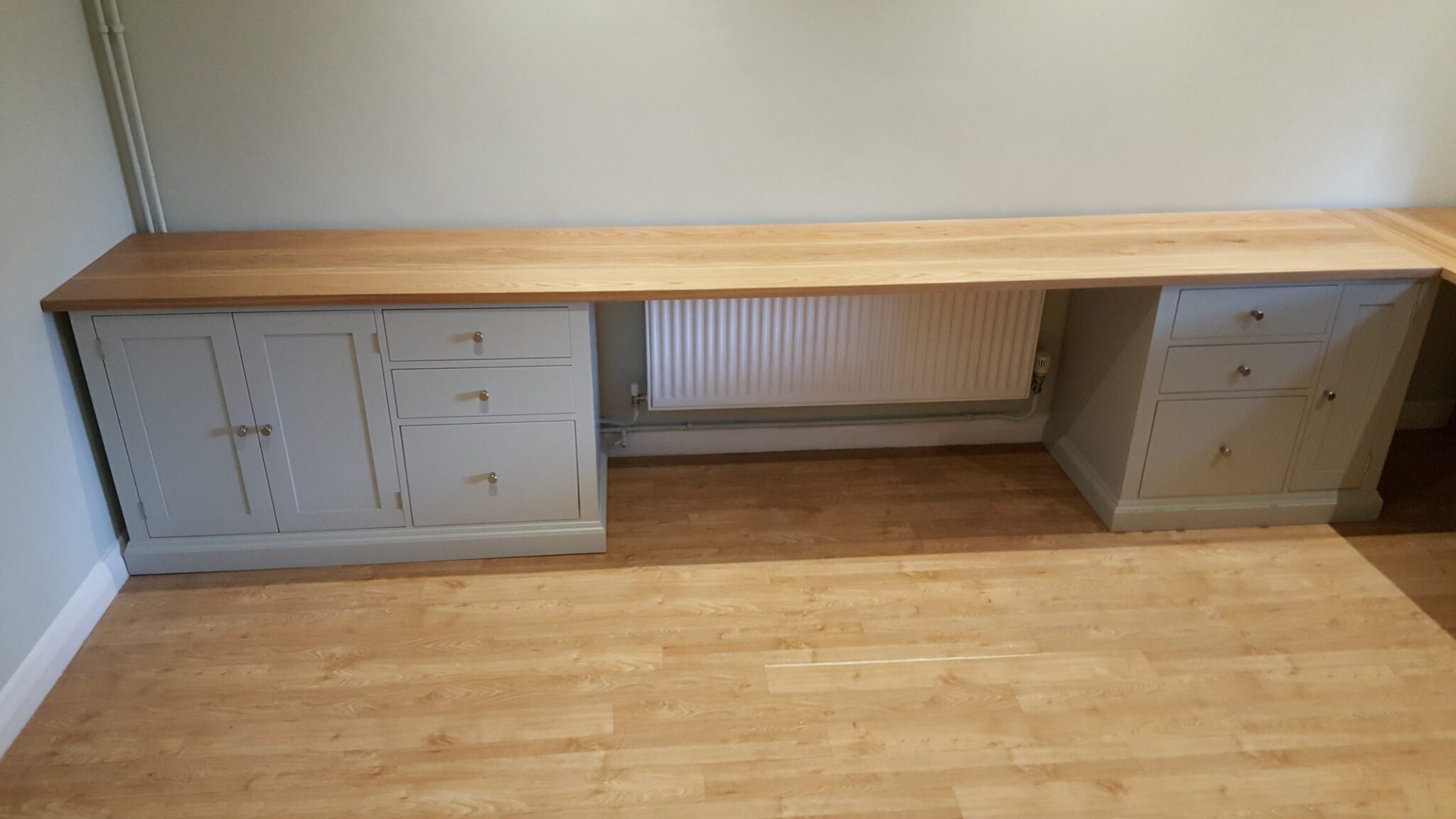 Bespoke Library Bookcase & Desks | Edmunds Clarke Furniture
