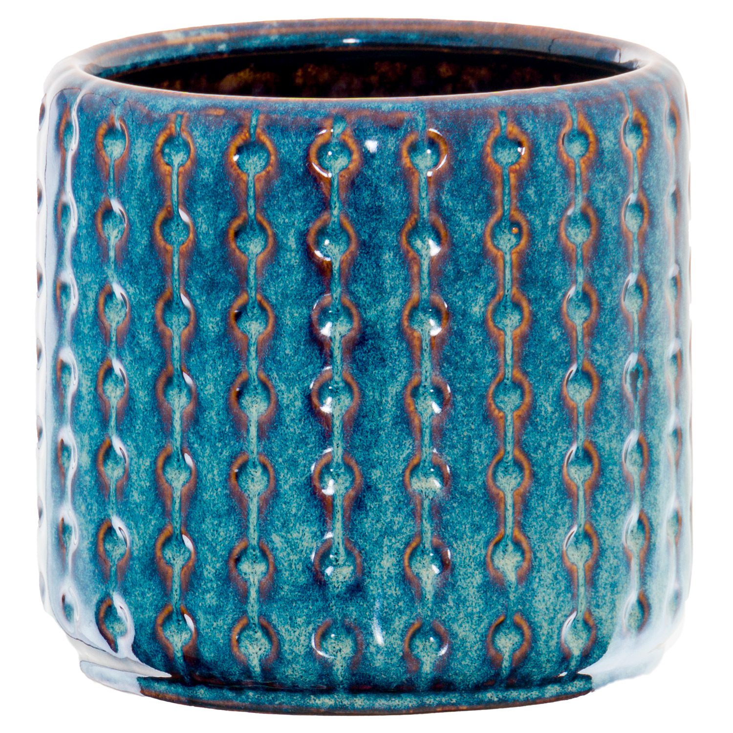 22340 Seville collection planter colour indigo