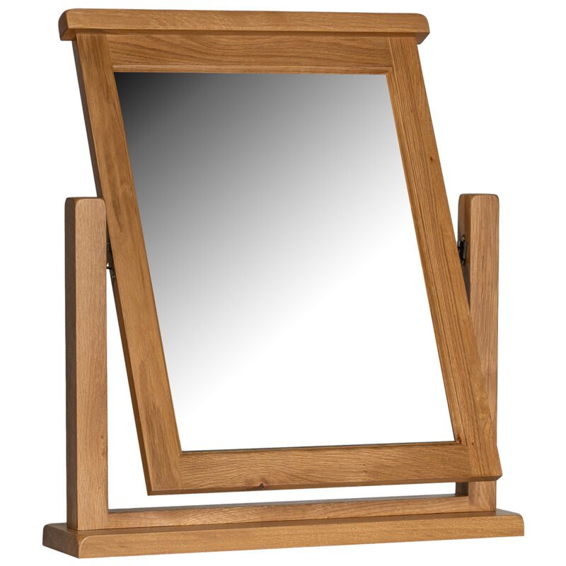 Somerset oak dressing table mirror
