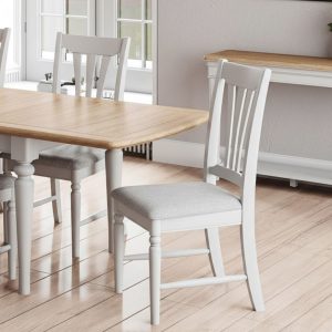 Barton painted dining chair room set. Edmunds Clarke Furniture