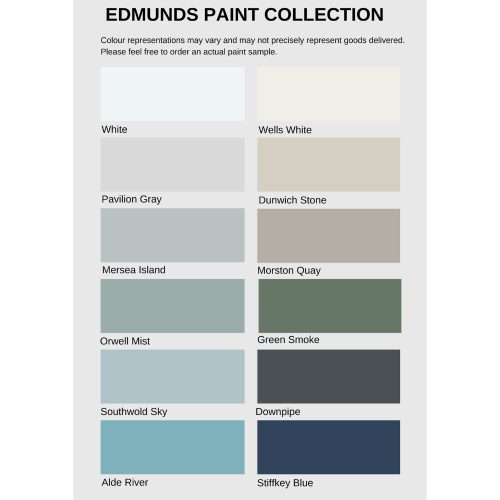 Edmunds & Clarke Furniture Colour Card for bespoke and edmunds collection