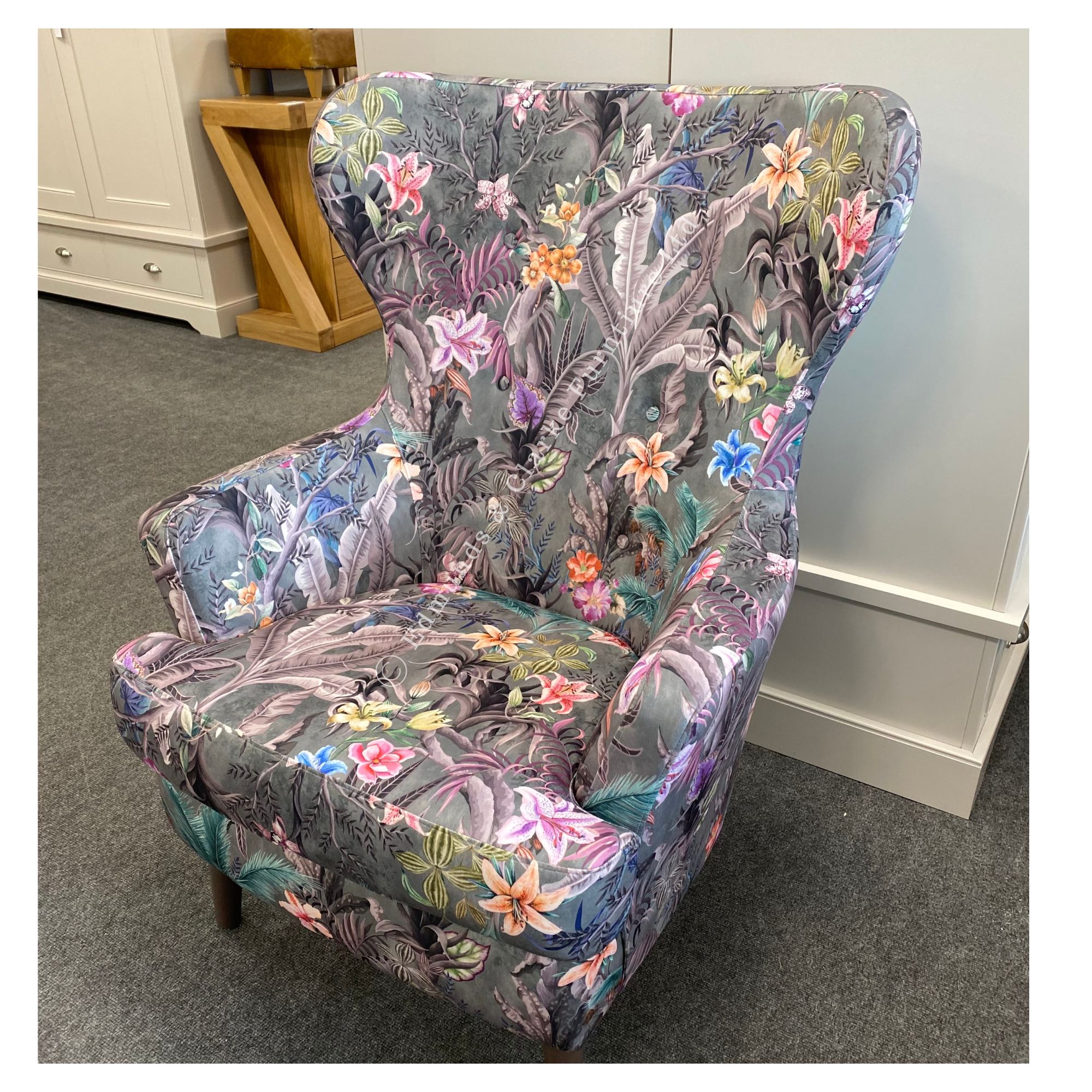 Giron Armchair room shot E dmunds & Clarke