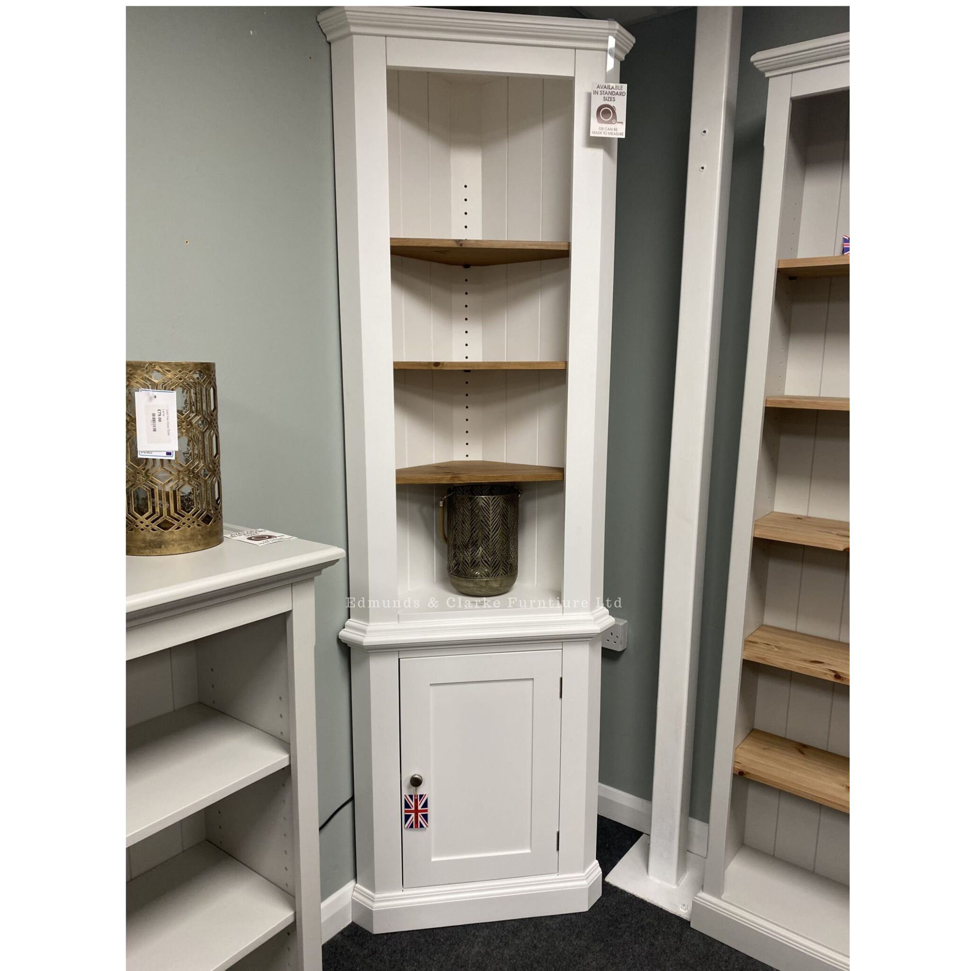 Edmunds Painted Narrow Corner Unit