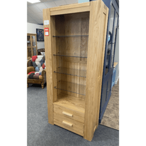 Newmarket tall bookcase ex display reduced to sell. Edmunds & Clarke Furniture