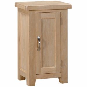 Suffolk Oak 1 Door Cabinet. Edmunds & Clarke Furniture