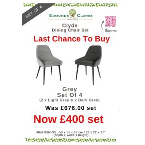 Clyde Chair  - Set of 4