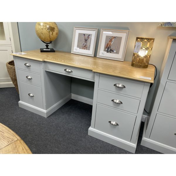 STKEDMDPDDRW Edmunds painted desk all drawers shop floor. Edmunds & Clarke Furniture