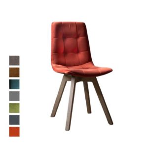ATLANTA Allegro chairs swatch for web. Showing various colours. Edmunds Clarke Furniture