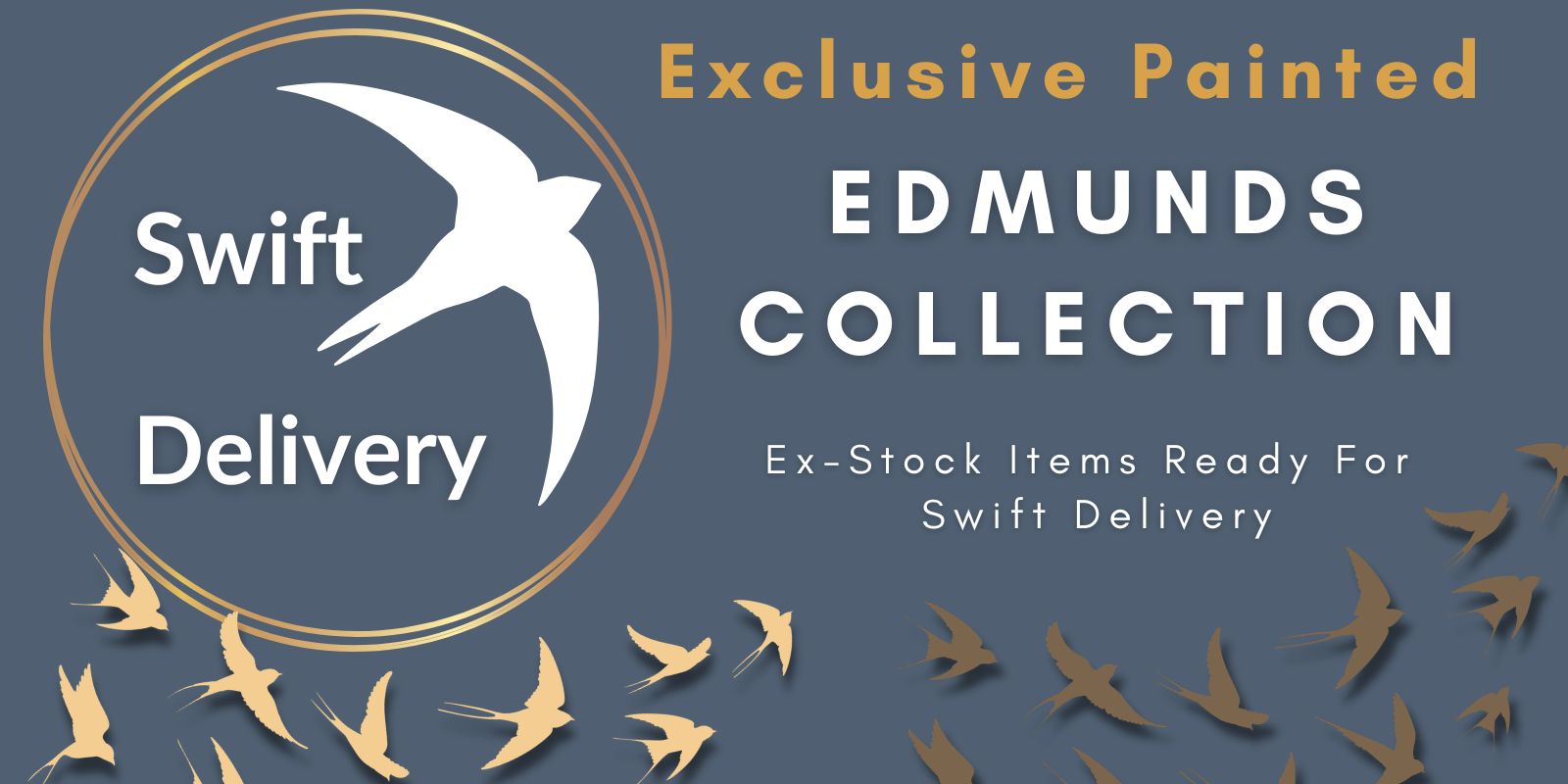 Swift delivery slide. products that we have in stock and for quick delivery