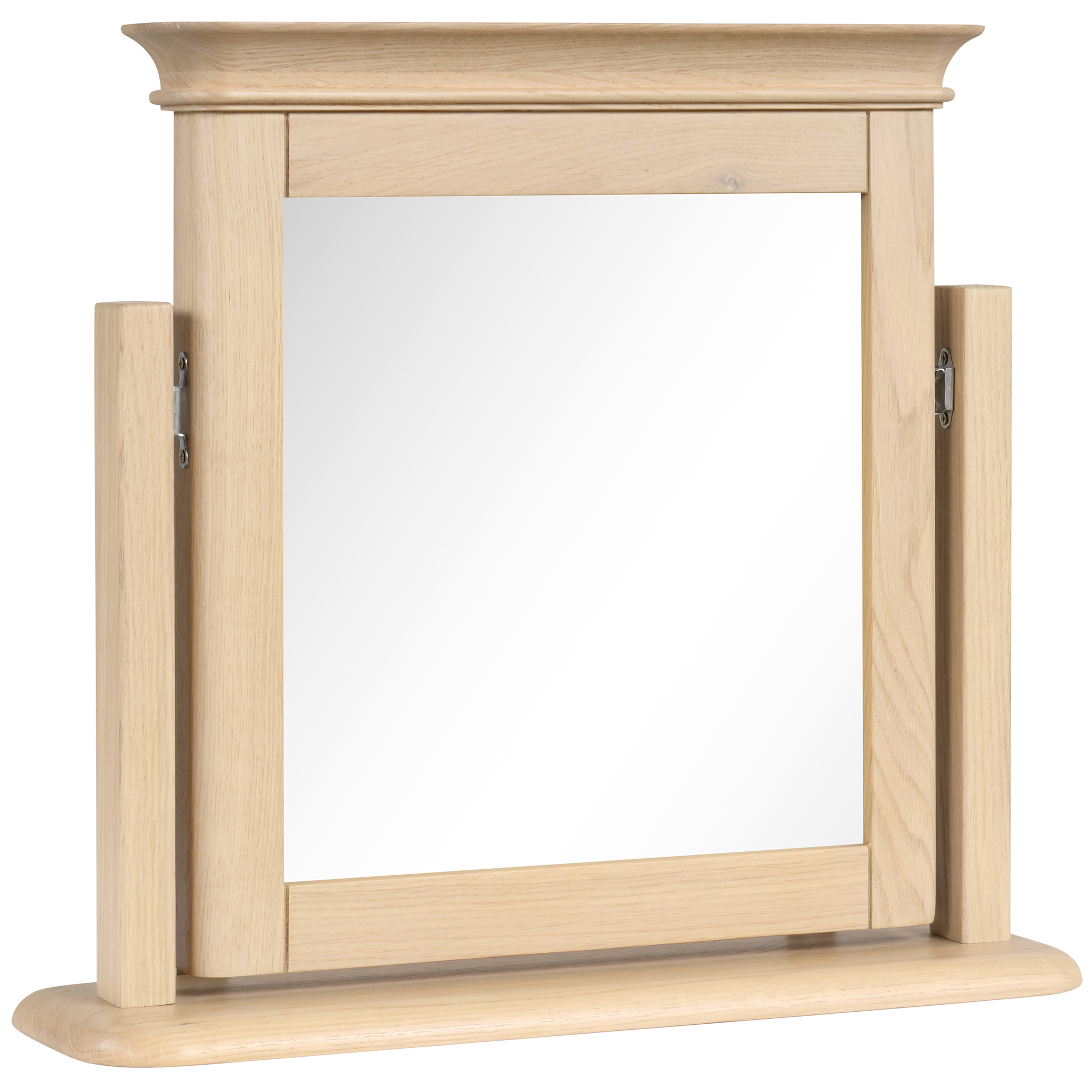 BOK023 Barton Oak Dressing table mirror. Edmunds & Clarke Furniture