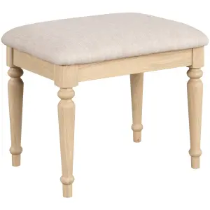 Barton Painted Dressing Table Stool - Edmunds and Clarke Furniture
