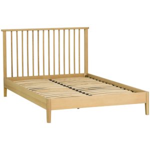 BER044 Bergen 4'6 Double Spindle bed with low foot end bed. Edmunds & cCarke furniture