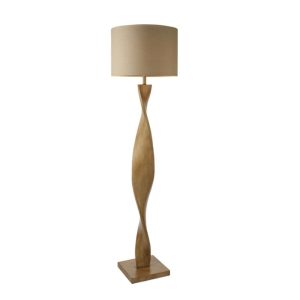 Abia Floor Lamp no background. Neutral base. Edmunds & Clarke