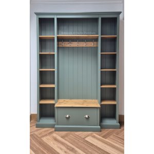 EDMHSU160 Edmunds Hallway Unit 160cm wide green smoke. Edmunds Clarke Furniture