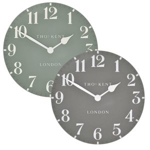 Thomas Kent 20inch wall clock website image. Edmunds Clarke Furniture