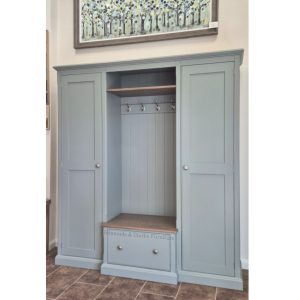 EDMHCSCO Edmunds Hallway unit LARGE with breakfront drawer and hang cupboard. Edmunds Clarke Furniture