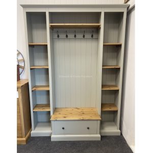 SWIFT Edmunds Hallway unit with pull out drawer mersea island pewter knobs. Fast delivery