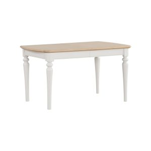 BAR074 Barton Painted Extending Dining Table closed. Edmunds Clarke Furniture