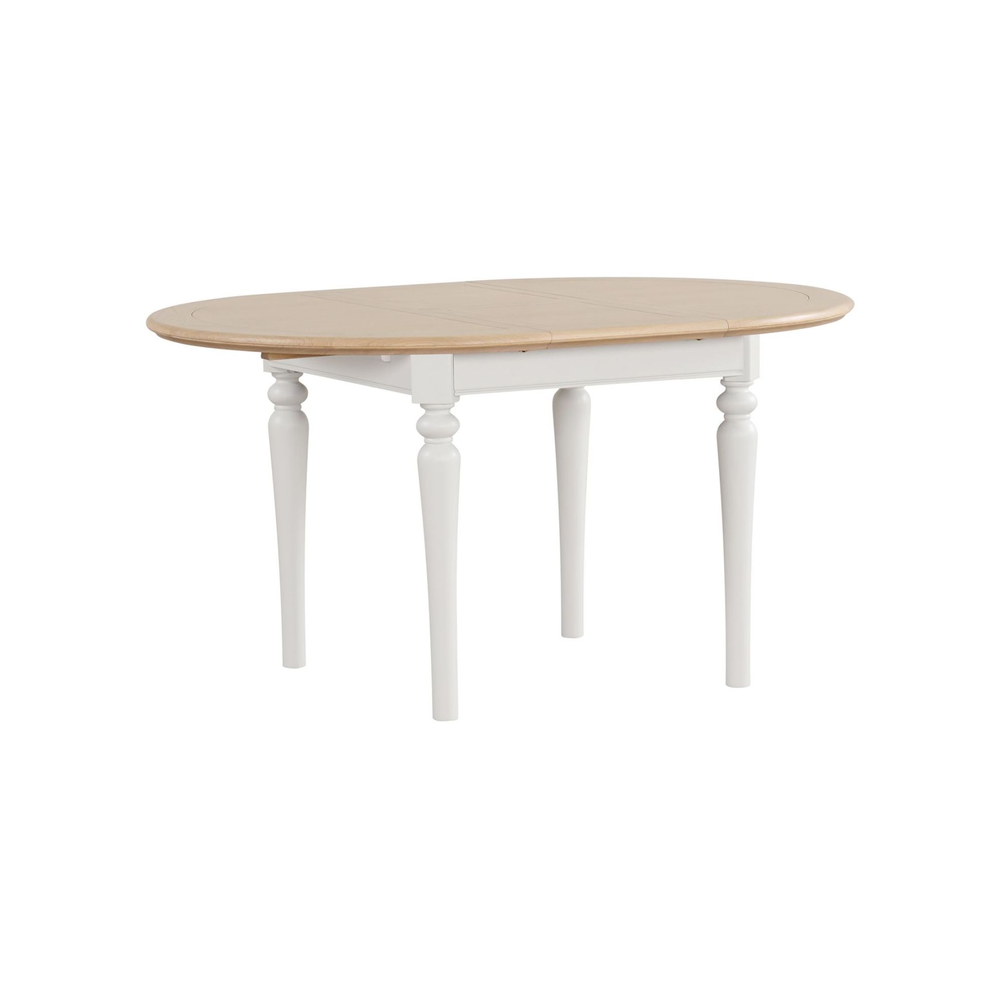 BAR141 Barton painted round table extended