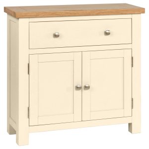DPT050PI Dorset compact sideboard painted ivory. Edmunds Clarke Furniture