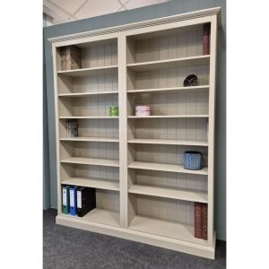 EDMODBC Edmunds Twin Double Bookcase painted all over. Edmunds & Clarke Furniture