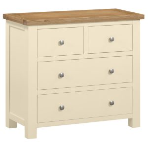 DPT003PI Dorset 2 + 2 Chest of drawers in Ivory