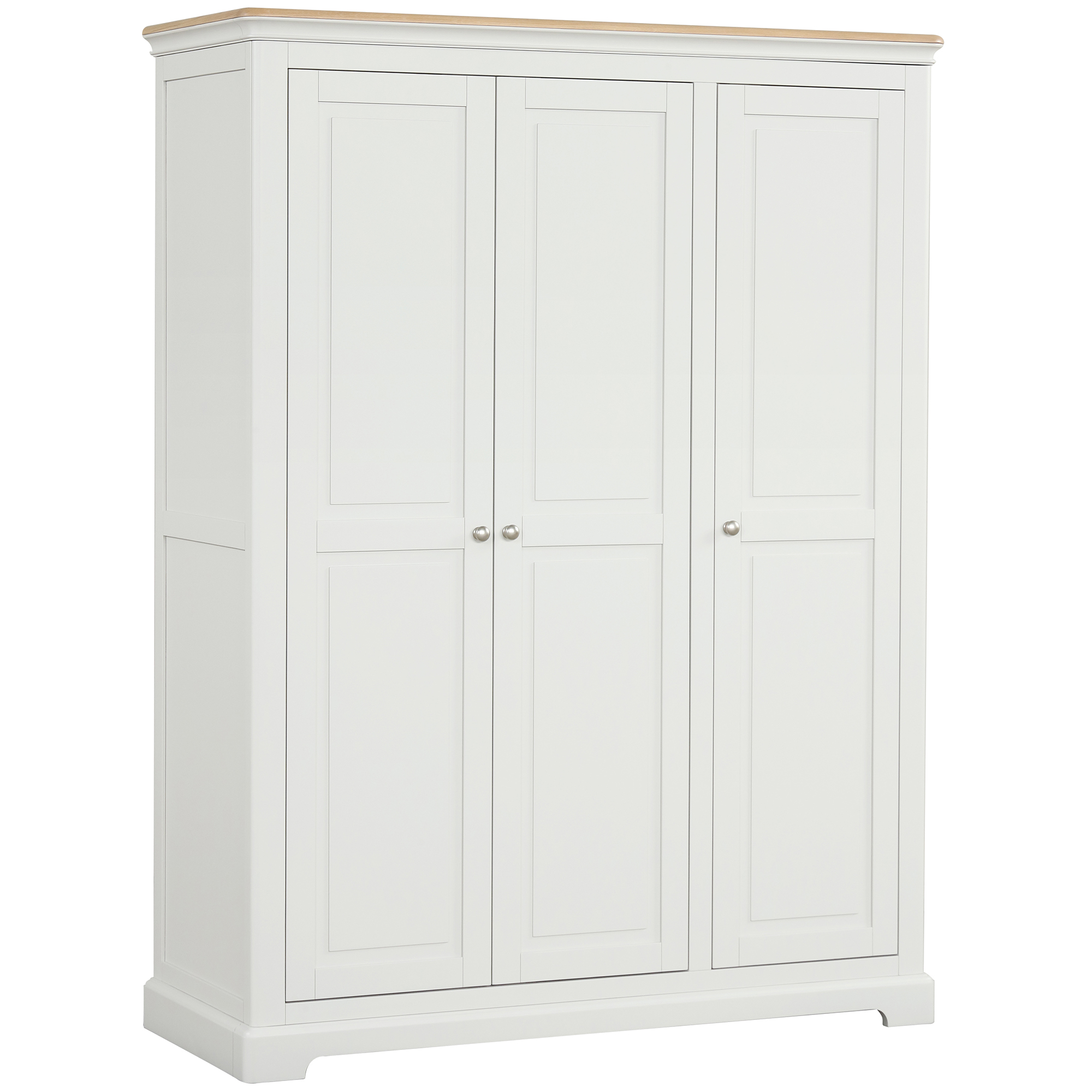 Barton Triple Wardrobe Grey mist. Edmunds Clarke Furniture