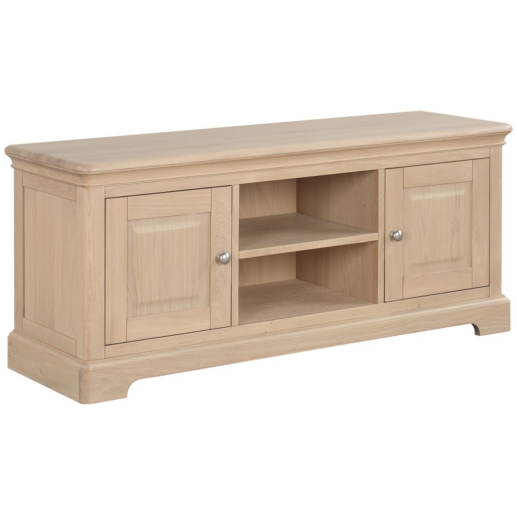 BOK072 Barton Oak TV unit. Edmunds Clarke Furniture