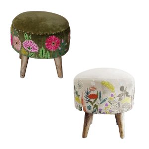 Leigh Footstool Various Style. Edmunds Clarke Furniture