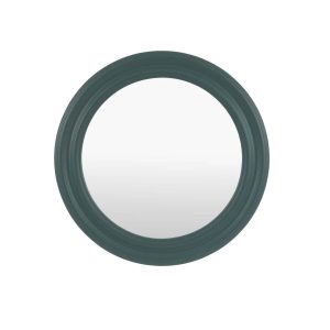 Suffolk Round Mirror Green - Small 90cm