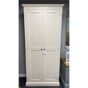 Edmunds Tall 2 Door Cupboard -Wells White