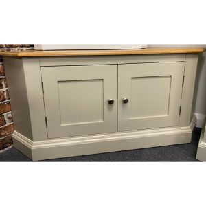 Edmunds corner TV unit in Dunwich Stone