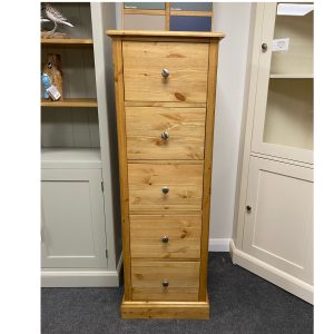 Edmunds Pine 5 Drawer Wellington Chest Swift