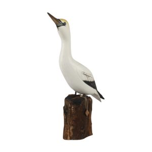 Gannet Up Wood carving front view.