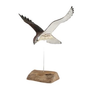 Kestrel Flying Wooden Carving