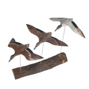 Teal Block Wood Carving